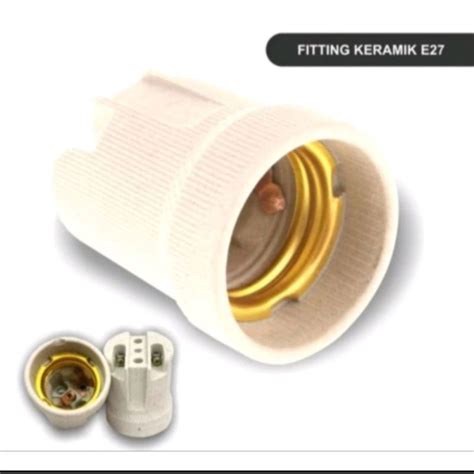 Jual Deskripsi MASKO FITTING PLAFON KERAMIK LURUS E27 Fitting Keramik