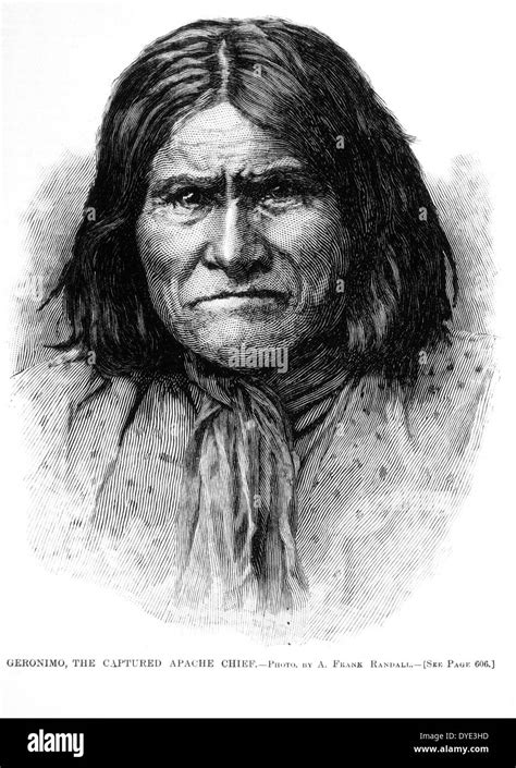 Geronimo The Captured Apache Chief Illustration Harpers Weekly