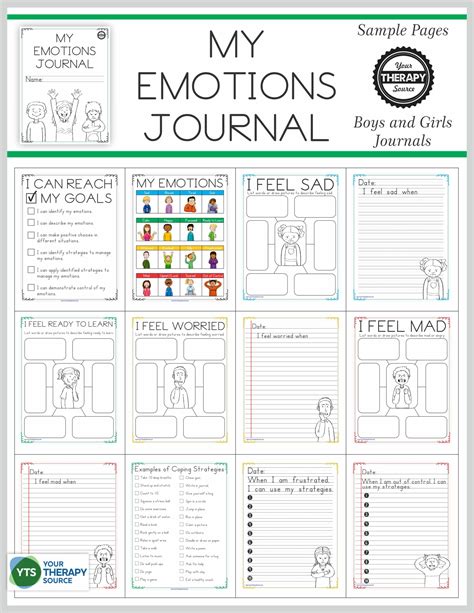 My-Emotions-Journal-Cover-and-Sample-Pages-Your-Therapy-Source ...