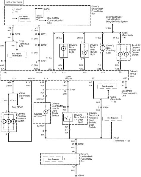 Acura RL 2008 Wiring Diagrams Door Lamp Carknowledge Info