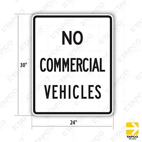 Tapco R5 4 Engineer Grade Prismatic Rectangular Lane Control Sign