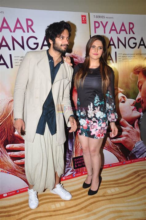 Ali Fazal Zarine Khan At Pyaar Manga Hai Video Song Launch On Rd