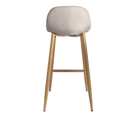 Lot De Tabourets De Bar Tissu Beige Tiam Tabouret But