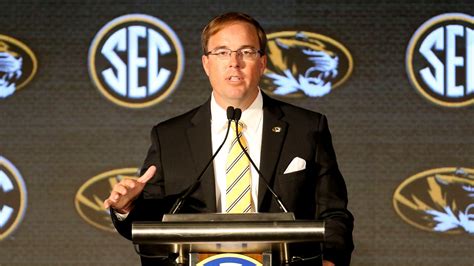 Mizzou football coach talks Battle Line Rivalry at SEC Media Days