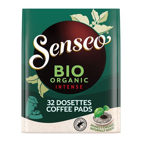 SENSEO Dosettes de café moulu intense bio 32 dosettes 222g pas cher