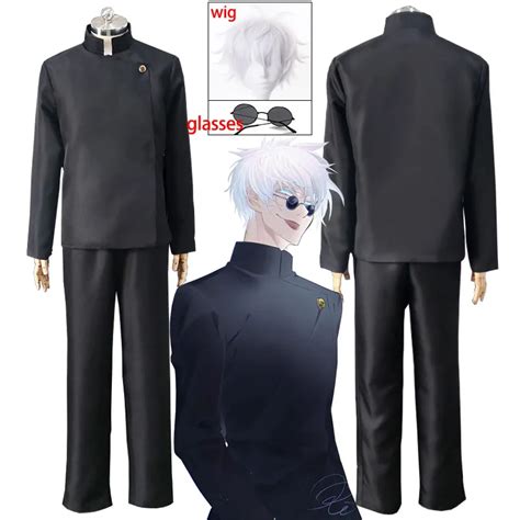 Jujutsu Kaisen Satoru Gojo Cosplay Costume School Uniform Outfits Hall