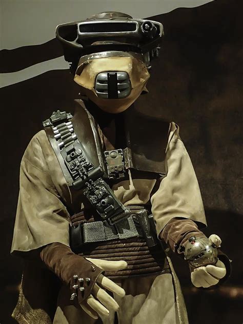 Closeup Of Princess Leia S Boushh Disguise From Star Wars Return Of