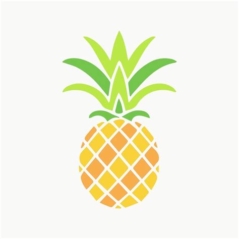 Premium Vector Vector Pineapple Illustration Icon