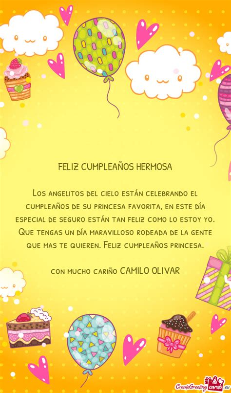 Feliz Cumplea Os Hermosa Free Cards