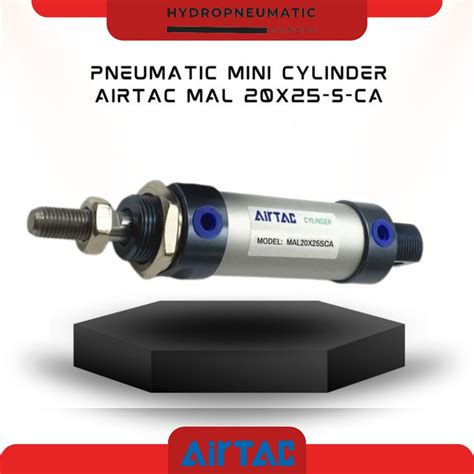 Jual Pneumatic Mini Cylinder Airtac MAL 20X25 Shopee Indonesia