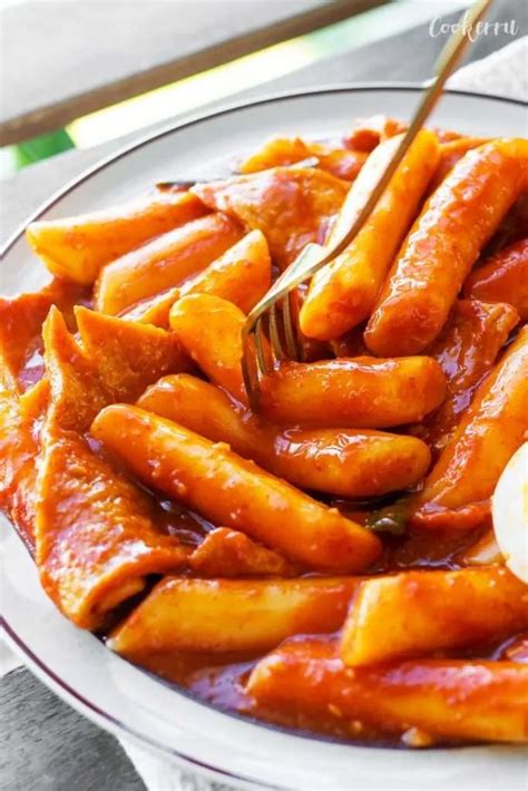 Koreanisches Essen Tteokbokki Rezept Koreanische Tteokbokki