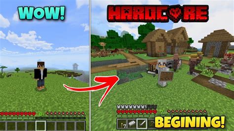 Begining Of New Minecraft Hardcore Survival Series Youtube