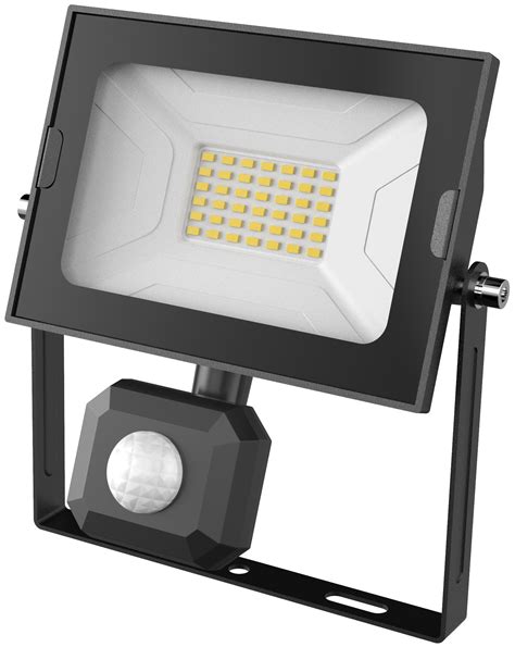 Led Flood Light Slim Smd W Cw Pir