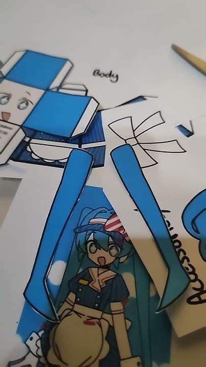 Making Mesmerizer Miku Paper Doll Template Made By Kanade My Beloved Mesmerizer Miku