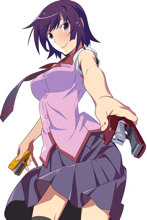 Png Bakemonogatari Senjougahara Hitagi Clipart Large Size Png Image