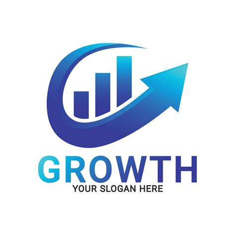 Target Growth logo, Growth Income with Up Arrow Logo Template 10509309