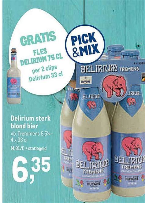 Delirium Sterk Blond Bier Promotie Bij Makro