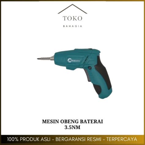 Jual Mesin Bor Obeng Baterai 3 5nm 2 4v Screwdriver Cordless Mailtank