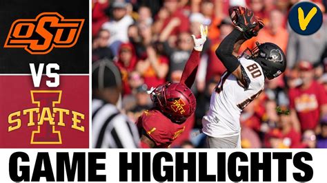 8 Oklahoma State Vs Iowa State College Football Highlights Win Big