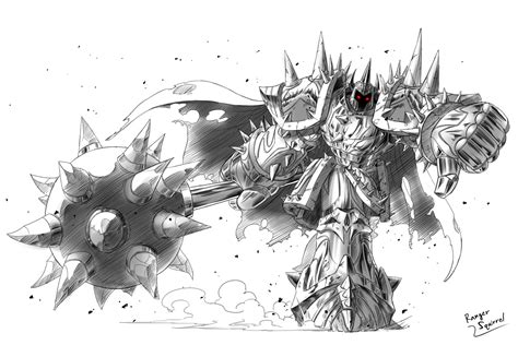 Mordekaiser League Of Legends Drawn By Rangersquirrel Danbooru