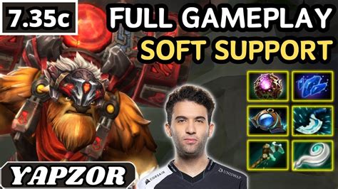 C Yapzor Earthshaker Soft Support Gameplay Assists Dota