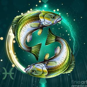 Horoscope Signs Aquarius Digital Art By Peter Awax Fine Art America