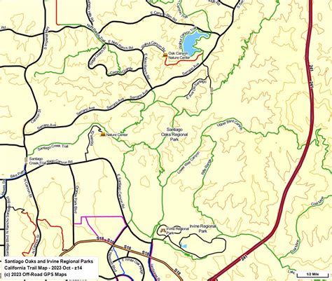 Irvine Regional Park - California Trail Map