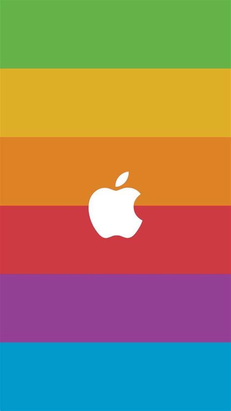 Made These Two Wallpapers Based On The Rainbow Apple Logo Ipad Air