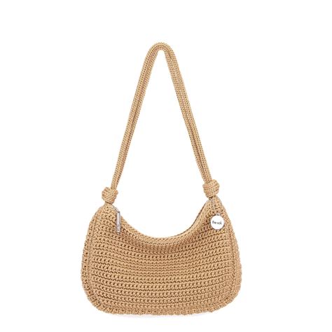 The Sak Josie Shoulder Bag In Crochet In Natural Lyst