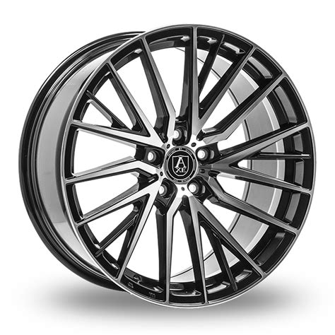 Axe EX40 Black Polished 20" Alloy Wheels - Wheelbase