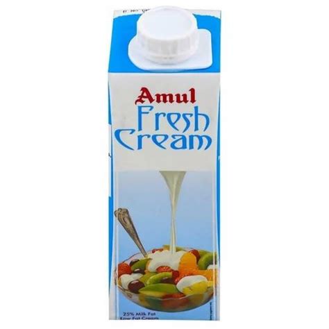 Creamy Milk 250ml Amul Fresh Cream Weight 1 Litre At Rs 240litre In