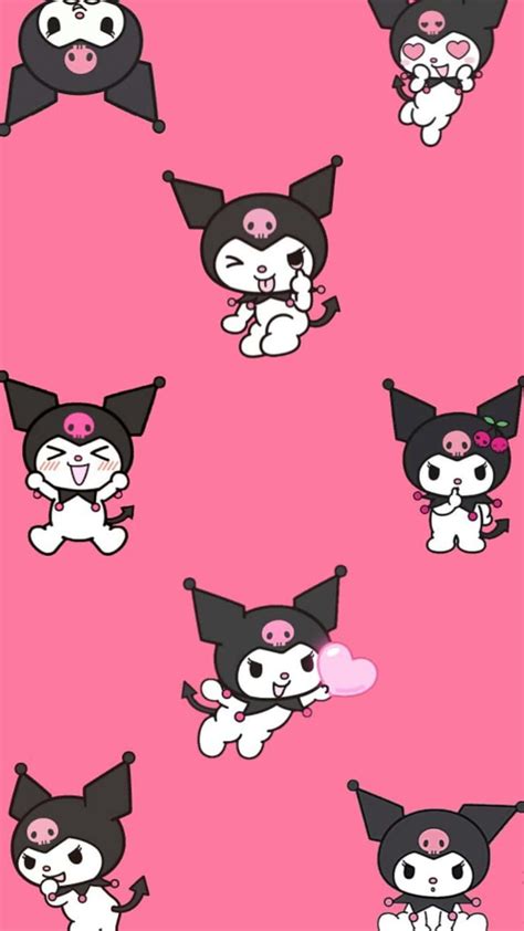 [100+] Kuromi Pattern Wallpapers | Wallpapers.com