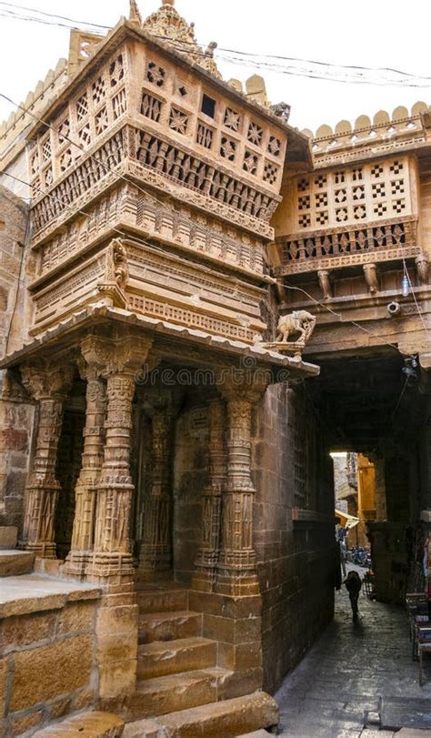 Old House Inside of Jaisalmer Fortress, Jaisalmer, Rajasthan, India ...