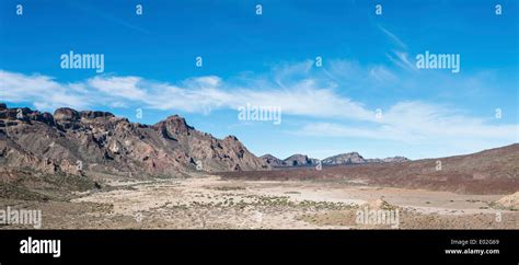 Volcanic Landscape Plateau Llano De Ucanca Parque Nacional De Las