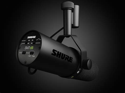 Shure Relaunches SM7B Microphone With Integrated Cloudlifter Preamp