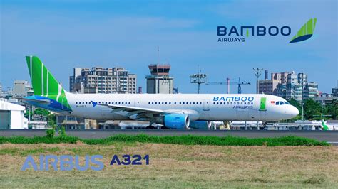 Bamboo Airways A Hard Crosswind Landing Takeoff At Kaohsiung