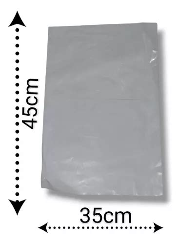 2kg Bolsa Transparente 35x45 4kg Medida Biodegradable MercadoLibre