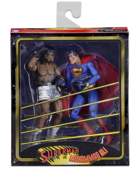 New In Package Photos Of Muhammad Ali V Superman Pack By Neca The