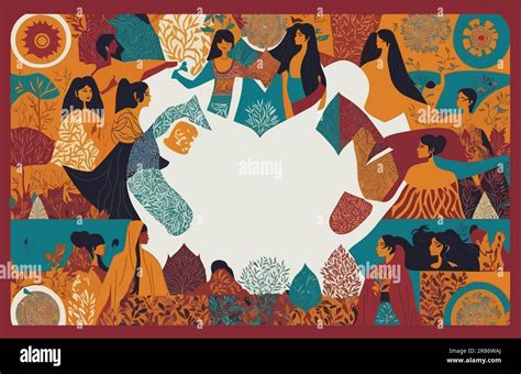 vector illustration that celebrates cultural diversity and global unity ...