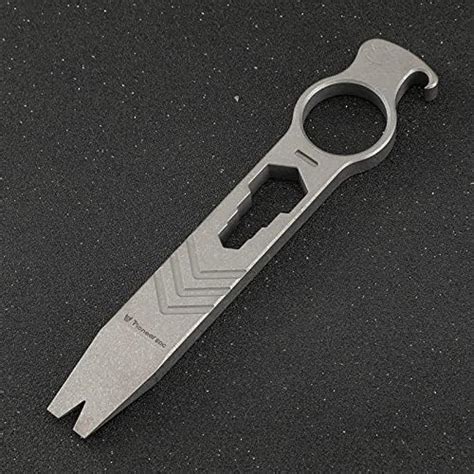 HGEBNM Edc Pry Bar Titanium Multitool Pocket Prybar Bottle Opener