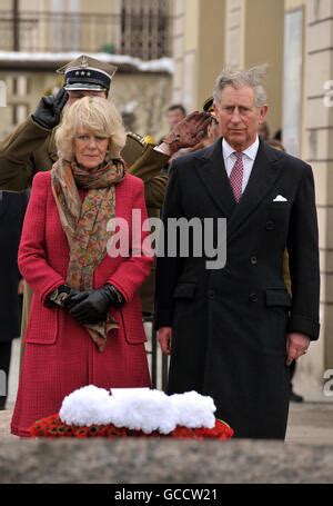 Charles Prince Of Wales Stands For The Salute Alongside Gen Claudio