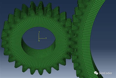 Abaqus：圆柱直齿轮齿根应力校核汽车传动非线性kisssoftabaqus 仿真秀干货文章