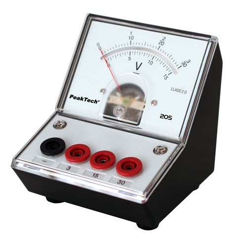 Peaktech P Analog Voltmeter V V V Dc P