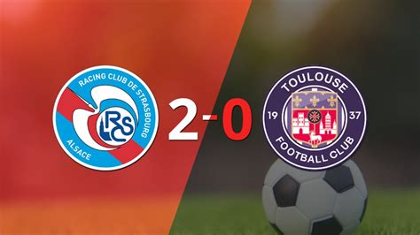 Rc Strasbourg Marc Dos Veces En La Victoria Ante Toulouse En La Meinau