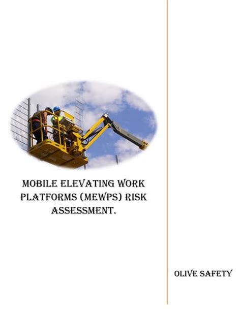 Mobile Elevating Work Platforms Mewps Risk Assessment Pdf