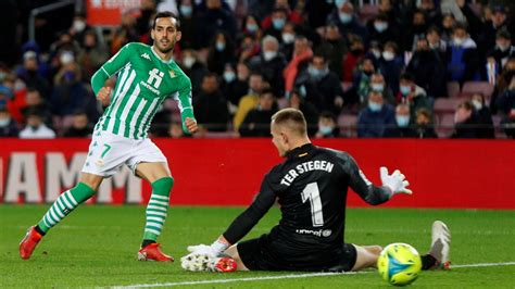 Barcelona Vs Real Betis Juanmi Stuns Camp Nou As Real Betis Snatch