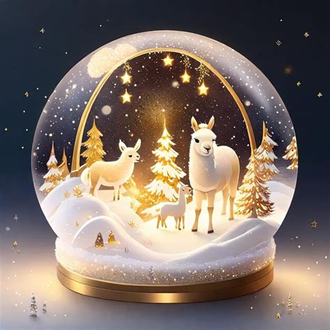 Premium Photo | Enchanting Christmas Snow Globe