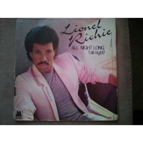 Lionel Richie All Night Long All Night Single Version 59 Off