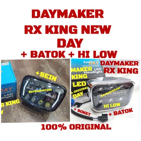 Jual LAMPU DEPAN DAYMAKER RX KING OVAL 10 LED RXK RXS RXZ NEW BATOK