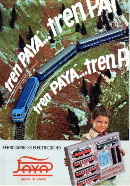 Catalogo Paya Folder Ho Ferrocarriles Electricos Made In Spain Sp